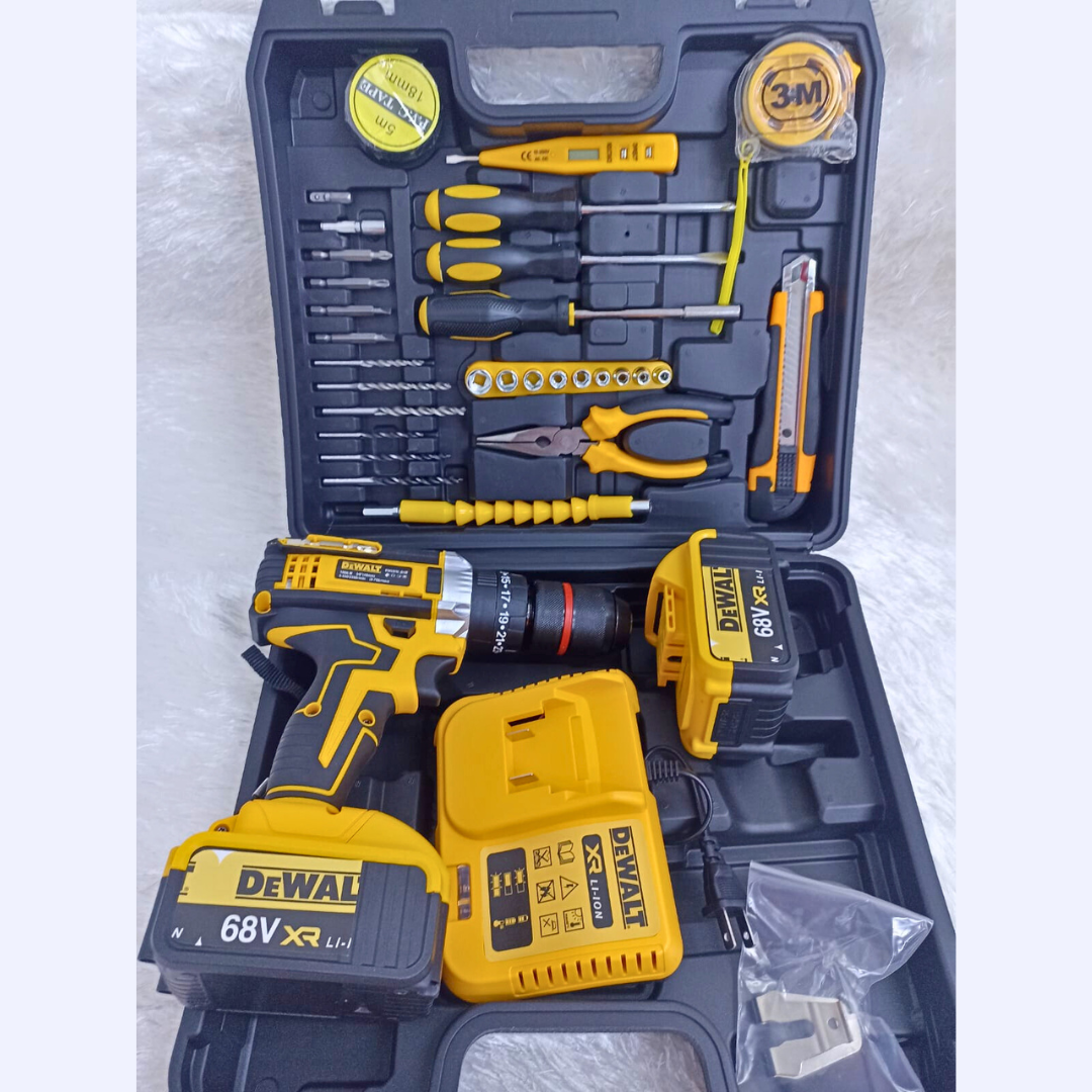 Potente Taladro Inalámbrico De 68 Voltios Full + Accesorios