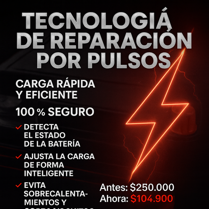 🔥 BLACK FRIDAY: De $250.000 por SOLO $104.900 – Enusic 12V, el cargador que revive tu batería