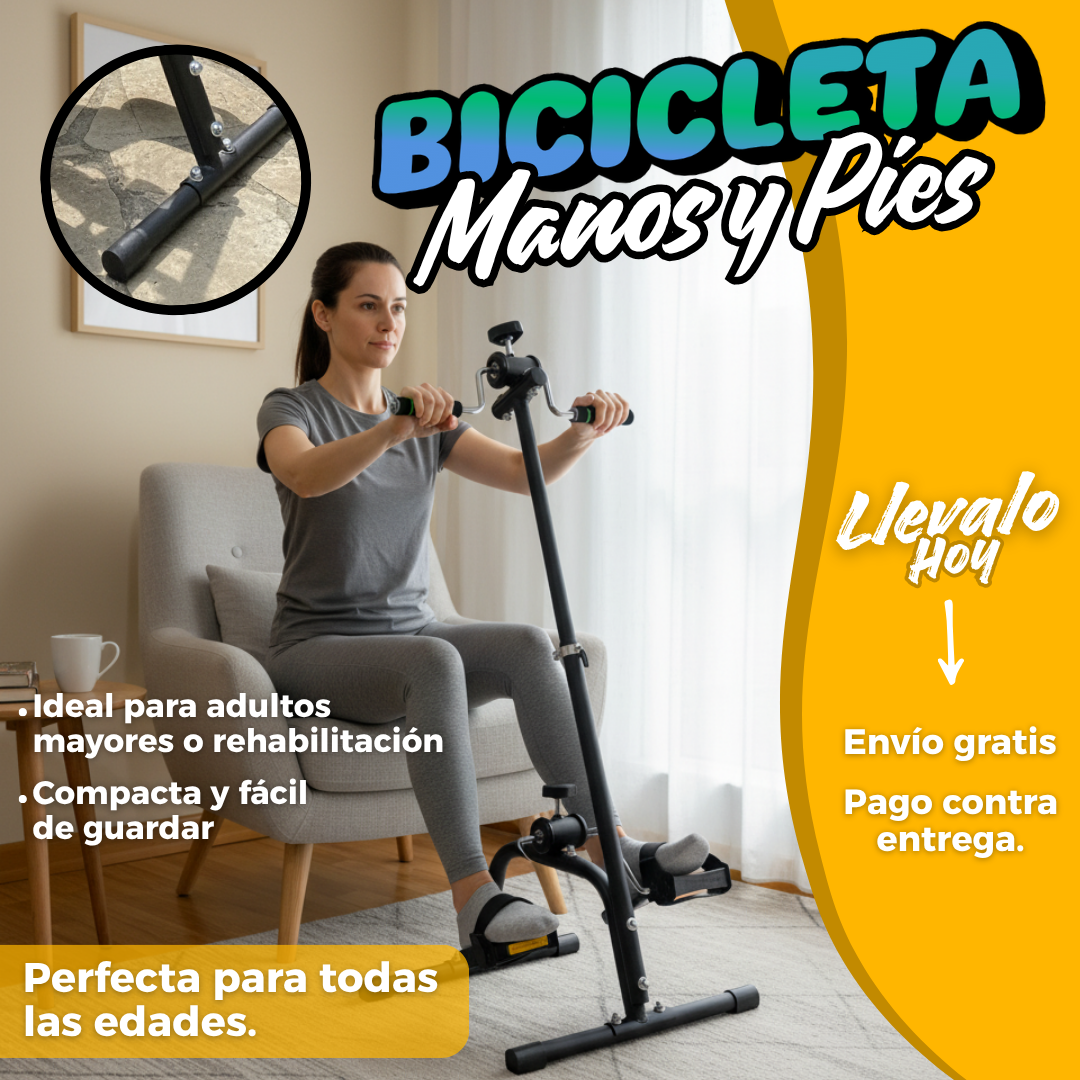 Bicicleta con Pedales Para Manos y Pies