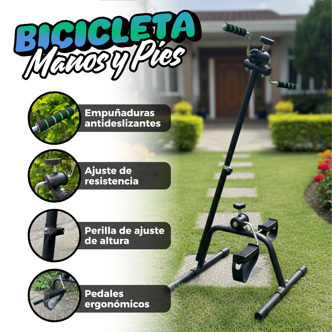 Bicicleta con Pedales Para Manos y Pies