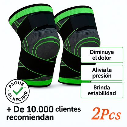 Rodilleras Anti-Dolor con Compresión Activa – Paquete Doble