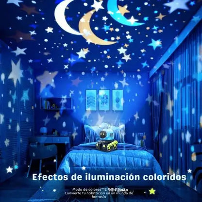 Proyector Robot Que Ilumina el Mundo de tus Hijos