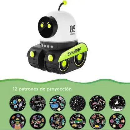 Proyector Robot Que Ilumina el Mundo de tus Hijos
