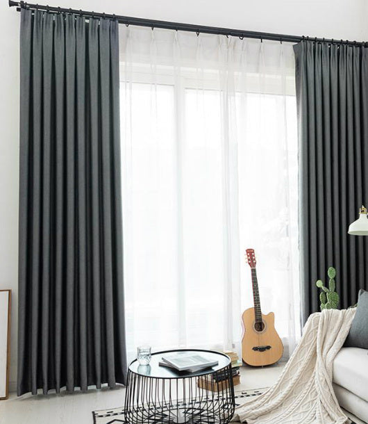 2 Cortinas Blackout Anti Luz incluye 2 velos Gratis 🤩MEDIDAS [280 ancho x 220 largo]ELIGE TU COLOR