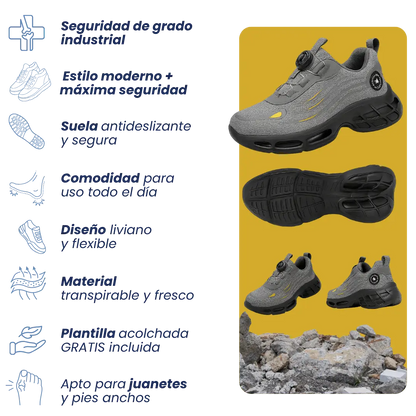 SafeStep™ - Zapatos Comfort Punta de Acero